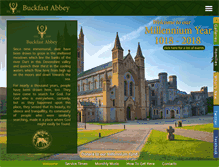 Tablet Screenshot of buckfast.org.uk